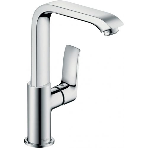  hansgrohe Metris Modern Upgrade Easy Install 1-Handle 1 10-inch Tall Bathroom Sink Faucet in Chrome, 31087001,Small