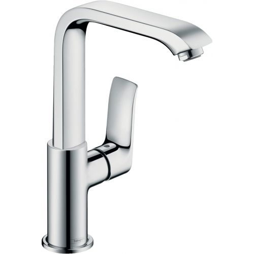  hansgrohe Metris Modern Upgrade Easy Install 1-Handle 1 10-inch Tall Bathroom Sink Faucet in Chrome, 31087001,Small