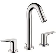 hansgrohe Logis Modern Low Flow Water Saving 2-Handle 3 9-inch Tall Bathroom Sink Faucet in Chrome, 71533001
