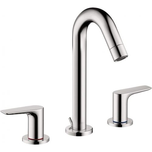  hansgrohe Logis Modern Low Flow Water Saving 2-Handle 3 9-inch Tall Bathroom Sink Faucet in Chrome, 71533001