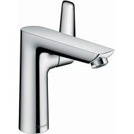 hansgrohe Talis E Modern Premium Easy Clean 1-Handle 1 7-inch Tall Bathroom Sink Faucet in Chrome, 71754001