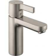 hansgrohe Metris S Modern Low Flow Water Saving 1-Handle 1 6-inch Tall Bathroom Sink Faucet in Brushed Nickel, 31060821