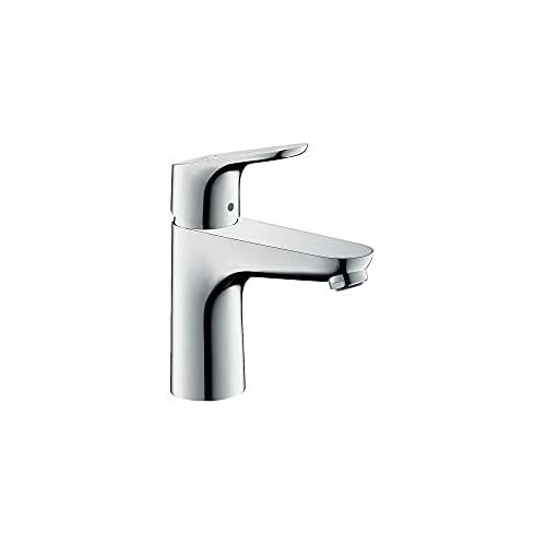  hansgrohe Focus Modern Upgrade Easy Clean 1-Handle 1 7-inch Tall Bathroom Sink Faucet in Chrome, 04371000