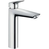 hansgrohe Logis Modern Low Flow Water Saving 1-Handle 1 10-inch Tall Bathroom Sink Faucet in Chrome, 71090001