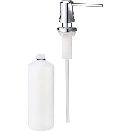  hansgrohe Joleena Bath and Kitchen Sink Soap Dispenser 3-inch, Transitional Soap Dispenser in Chrome, 04796000