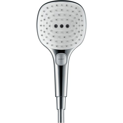  Hansgrohe 4528820 Raindance Select E120 Low Flow 2.0 GPM Hand Shower, Brushed Nickel