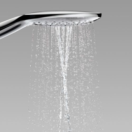  Hansgrohe 4528820 Raindance Select E120 Low Flow 2.0 GPM Hand Shower, Brushed Nickel