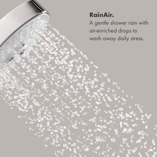  Hansgrohe 04340000 Raindance S 100 AIR 3-Jet Showerhead, Chrome