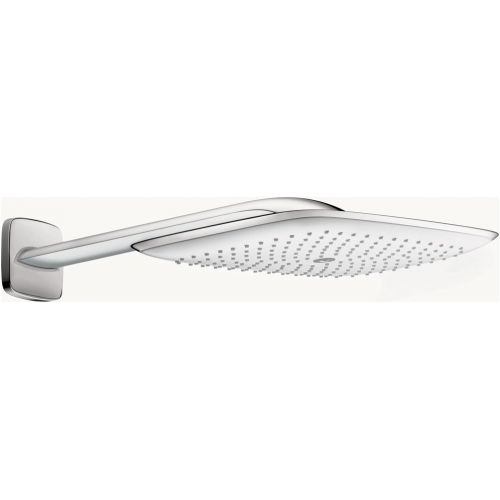  Hansgrohe 27437401 Puravida Showerhead 400 with Arm, WhiteChrome