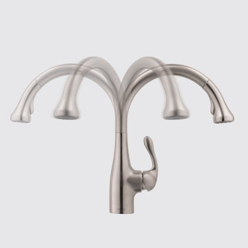 Hansgrohe HG04066860 Allegro E Kitchen Faucet 14.75 Height Steel Optic