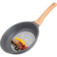 [아마존베스트]Hansubute Nonstick Induction Granite Stone Frying Pan with Soft Touch Handle,Children Protection Function(8inch)