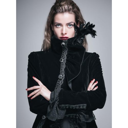  HaoLin Steampunk Coat Gothic Clothing Punk Jacket Victorian Cyberpunk Renaissance Costume