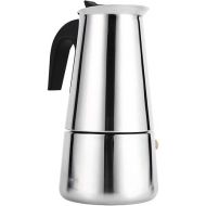 Haofy Stovetop Espresso Maker, 100ml/200ml/300ml/450ml Stainless Steel Moka Pot Cup Coffee Maker Stove Home Office Use (300ml)