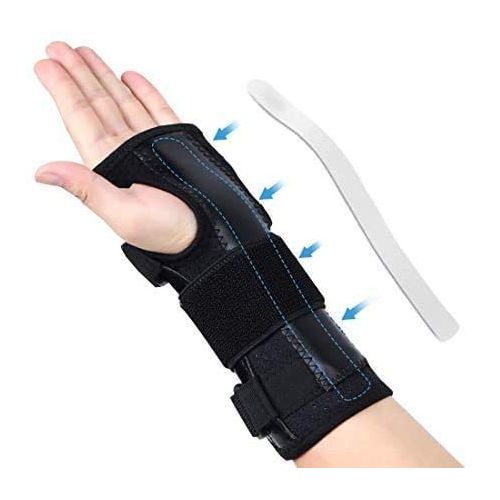  Haofy Wrist Brace, Universal Carpal Tunnel Night Splint Fits Right or Left Hand, Adjustable & Breathable Wrist Support Perfect for Carpal Tunnel, Arthritis, Tendonitis, Sprain, Joi