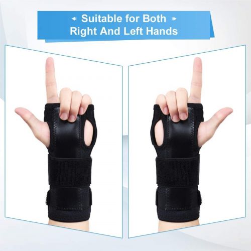  Haofy Wrist Brace, Universal Carpal Tunnel Night Splint Fits Right or Left Hand, Adjustable & Breathable Wrist Support Perfect for Carpal Tunnel, Arthritis, Tendonitis, Sprain, Joi