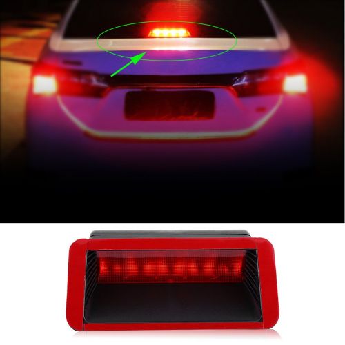  Haofy Third Brake Light,5 LED 12V Car Light High Mount Rear 3rd Brake Stop Tail Light Lamp (Red)