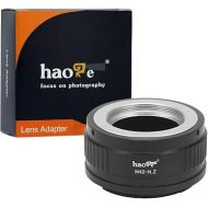 Haoge Manual Lens Mount Adapter for 42mm M42 Mount Lens to Nikon Z Mount Mirrorless Camera Such as z6ii z7iiZ6 Z7