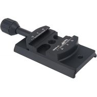 Haoge CP-MA90 Quick Release Plate QR Clamp Adapter Convertor for Select Manfrotto Tripod Fluid Video Head to Arca-Swiss Compatible, Fit 501PL / Q5 / 504PLONG / 500PLONG Heads