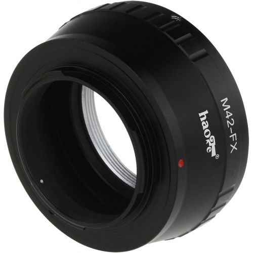  Haoge Lens Mount Adapter for 42mm M42 Screw Mount Lens to Fujifilm X FX Mount Camera Such as X-A3 X-A5 X-A10 X-A20 X-E1 X-E2 X-E2s X-E3 X-H1 X-M1 X-Pro1 X-Pro2 X-T1 X-T2 X-T3 X-T10
