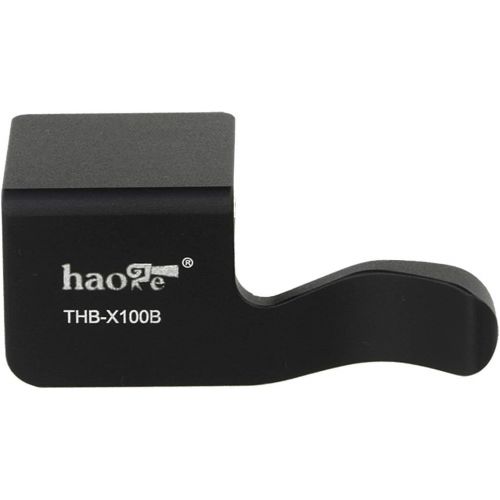  Haoge THB-X100B Metal Hot Shoe Thumb Up Rest Thumbs Up Hand Grip for Fujifilm Fuji Finepix X100 X100S Camera DSLR Black