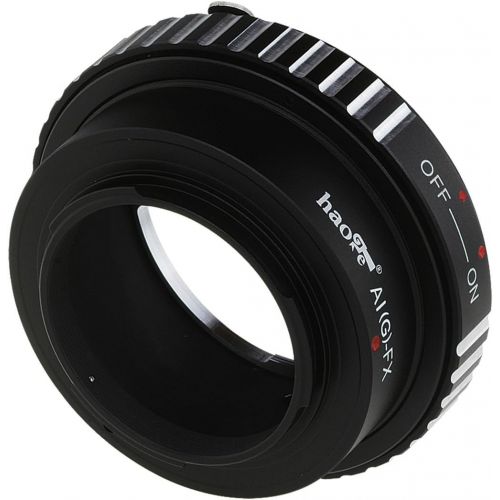  Haoge Lens Mount Adapter for Nikon Nikkor G/F/AI/AIS/D Lens to Fujifilm Fuji X FX Mount Camera as X-A5 X-A10 X-A20 X-E1 X-E2 X-E2s X-E3 X-H1 X-M1 X-Pro1 X-Pro2 X-T1 X-T2 X-T3 X-T10