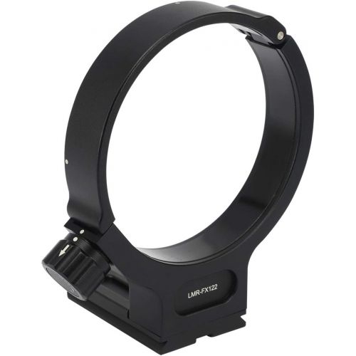  Haoge LMR-FX122 Lens Collar Replacement Foot Tripod Mount Ring for Fujifilm Fuji Fujinon GF 250mm F4 R LM OIS WR and GF 100-200mm F5.6 R LM OIS WR Lens Built-in Arca Type Quick Rel