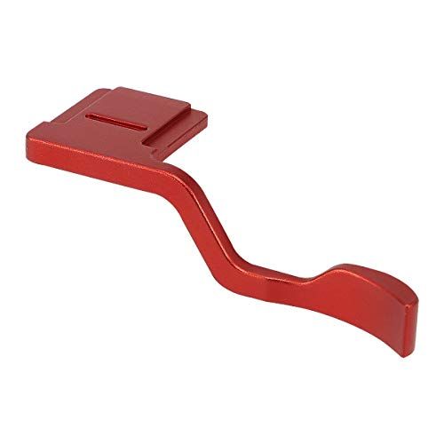  Haoge THB-XT30R Metal Hot Shoe Thumb Up Rest Hand Grip for Fujifilm Fuji X-T30 II X-T10 X-T20 X-T30 XT10 XT20 XT30 Camera Red