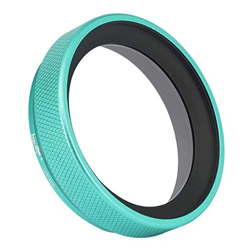  Haoge LUV-X54L Metal Lens Hood with MC UV Protection Multicoated Ultraviolet Lens Filter for Fujifilm Fuji X100V Camera Green