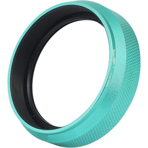  Haoge LUV-X54L Metal Lens Hood with MC UV Protection Multicoated Ultraviolet Lens Filter for Fujifilm Fuji X100V Camera Green