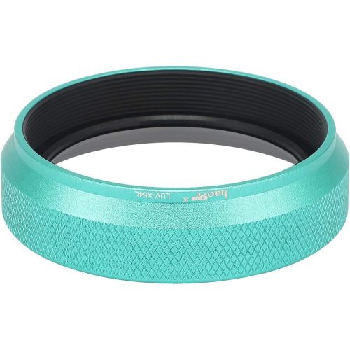  Haoge LUV-X54L Metal Lens Hood with MC UV Protection Multicoated Ultraviolet Lens Filter for Fujifilm Fuji X100V Camera Green