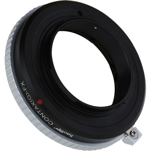  Haoge Lens Mount Adapter for Contax G Lens to Fujifilm Fuji X FX Mount Camera Such as X-A2 X-A3 X-A5 X-A10 X-A20 X-E1 X-E2 X-E2s X-E3 X-H1 X-M1 X-Pro1 X-Pro2 X-T1 X-T2 X-T3 X-T10 X