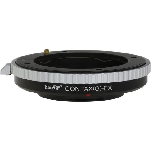  Haoge Lens Mount Adapter for Contax G Lens to Fujifilm Fuji X FX Mount Camera Such as X-A2 X-A3 X-A5 X-A10 X-A20 X-E1 X-E2 X-E2s X-E3 X-H1 X-M1 X-Pro1 X-Pro2 X-T1 X-T2 X-T3 X-T10 X