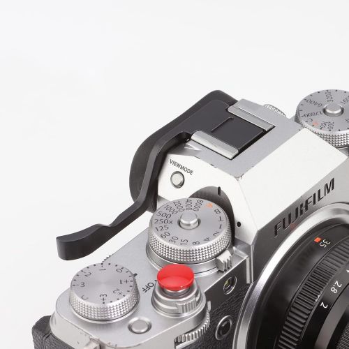  Haoge THB-XT4B Metal Hot Shoe Thumb Up Rest Hand Grip for Fujifilm Fuji X-T3 X-T4 XT3 XT4 Camera Accessories Black