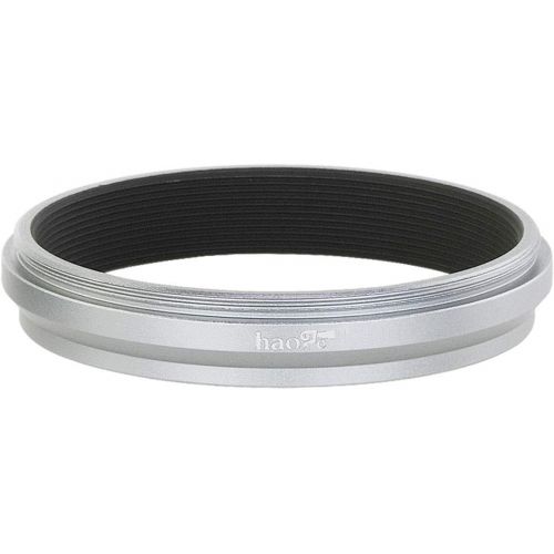  Haoge Lens Filter Adapter Ring for Fujifilm Fuji FinePix X70 X100 X100S X100T X100F Camera fit 49mm UV CPL ND Filter Lens Cap Replace Fujifilm AR-X100 Silver