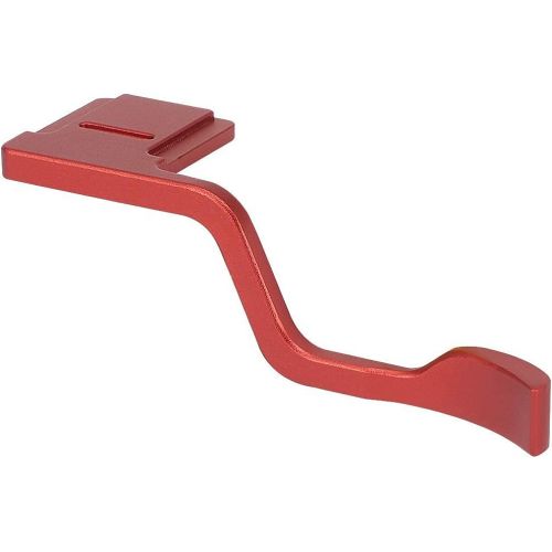  Haoge THB-XT4R Metal Hot Shoe Thumb Up Rest Hand Grip for Fujifilm Fuji X-T1 X-T2 X-T3 X-T4 XT1 XT2 XT3 XT4 Camera Red