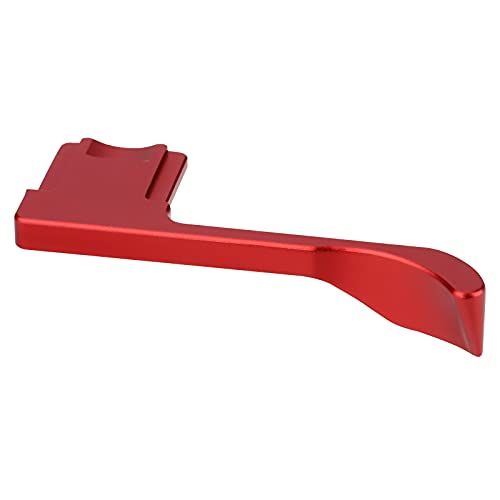  Haoge THB-X4R Hand Grip Metal Hot Shoe Thumb Up Rest for Fujifilm XE4 Fuji X-E4 Camera Red