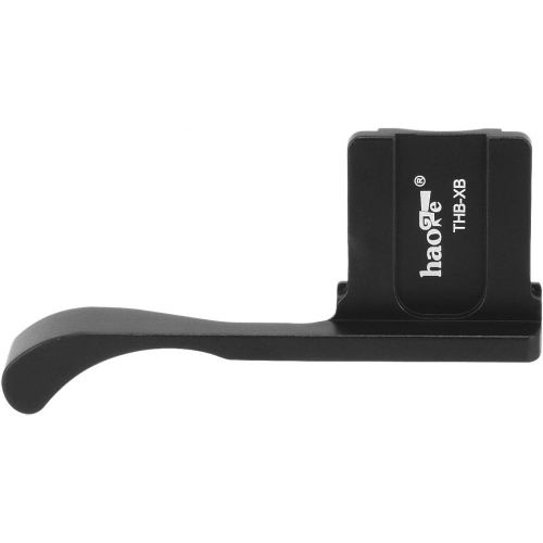  Haoge THB-XB Metal Hot Shoe Thumb Up Rest Hand Grip for Fujifilm Fuji FinePix X-E4 X100F X-100F X-Pro2 XPro2 X-Pro3 XPro3 Accessories Camera Black