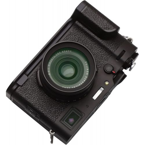  Haoge LUV-X54B Metal Lens Hood with MC UV Protection Multicoated Ultraviolet Lens Filter for Fujifilm Fuji X100V Camera Black
