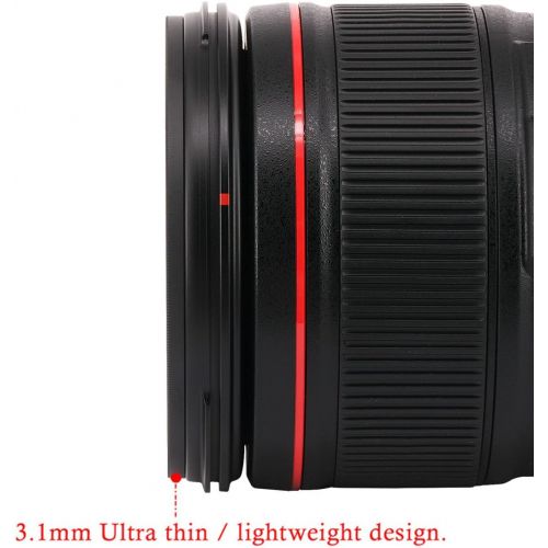  Haoge 49mm Ultra Slim MC UV Protection Multicoated Ultraviolet Lens Filter for Digital Camera DSLR Lens