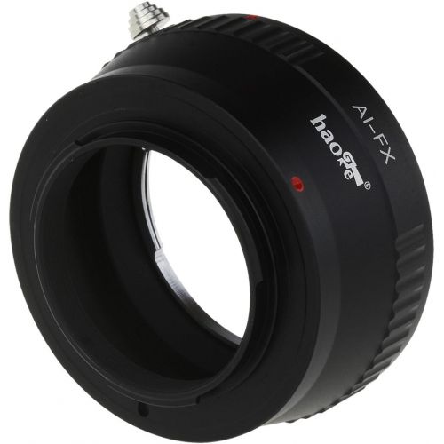  Haoge Lens Mount Adapter for Nikon Nikkor F Mount AI AI-S Lens to Fujifilm Fuji X FX Mount Camera as X-A3 X-A5 X-A10 X-A20 X-E1 X-E2 X-E2s X-E3 X-H1 X-M1 X-Pro1 X-Pro2 X-T1 X-T2 X-