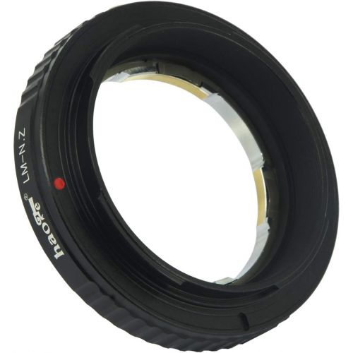  Haoge Manual Lens Mount Adapter for Leica M LM, Zeiss ZM, Voigtlander VM Lens to Nikon Z Mount Camera Such as Z6 Z7