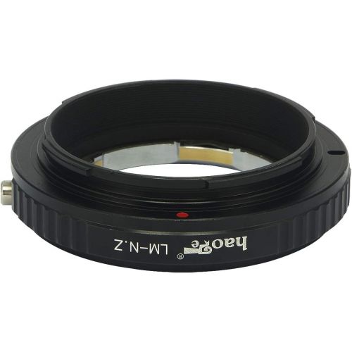  Haoge Manual Lens Mount Adapter for Leica M LM, Zeiss ZM, Voigtlander VM Lens to Nikon Z Mount Camera Such as Z6 Z7