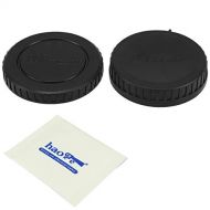 Haoge Camera Body Cap and Rear Lens Cap Cover Kit for Nikon 1 Mount Camera Lens Such as J1 J2 J3 J4 J5 V1 V2 V3 S1 S2 AW1