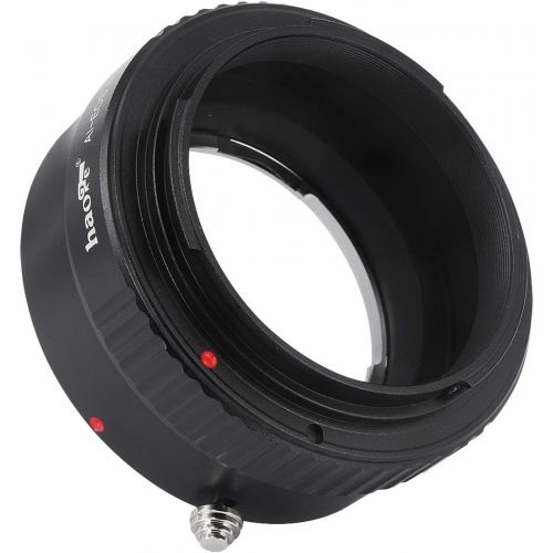  Haoge Manual Lens Mount Adapter for Nikon Nikkor F/AI/AIS/D Lens to Canon RF Mount R5 R6 Mirrorless Camera Such as Canon EOS R