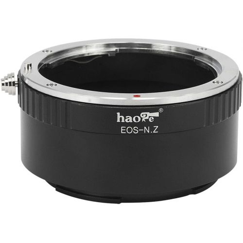  Haoge Manual Lens Mount Adapter for Canon EOS EF EFS EF-S Lens to Nikon Z Mount Mirrorless Camera Such as Z7II Z6II Z6 Z7