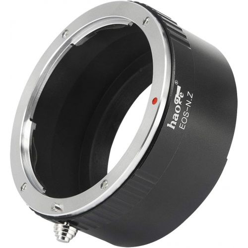  Haoge Manual Lens Mount Adapter for Canon EOS EF EFS EF-S Lens to Nikon Z Mount Mirrorless Camera Such as Z7II Z6II Z6 Z7