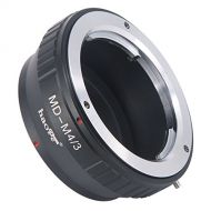 Haoge Manual Lens Mount Adapter for Minolta Rokkor MD MC Mount Lens to Olympus and Panasonic Micro Four Thirds MFT M4/3 M43 Mount Camera