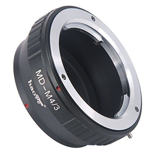  Haoge Manual Lens Mount Adapter for Minolta Rokkor MD MC Mount Lens to Olympus and Panasonic Micro Four Thirds MFT M4/3 M43 Mount Camera