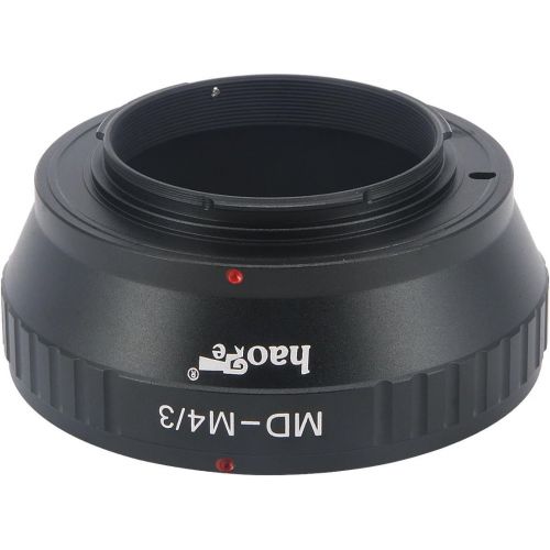  Haoge Manual Lens Mount Adapter for Minolta Rokkor MD MC Mount Lens to Olympus and Panasonic Micro Four Thirds MFT M4/3 M43 Mount Camera