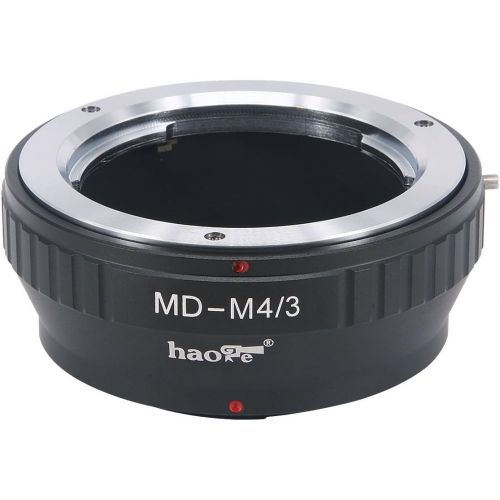  Haoge Manual Lens Mount Adapter for Minolta Rokkor MD MC Mount Lens to Olympus and Panasonic Micro Four Thirds MFT M4/3 M43 Mount Camera